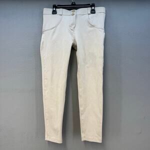 WRUP Freddy Fashion Mid Rise Women's 6 Sand Beige Grippy Leggings